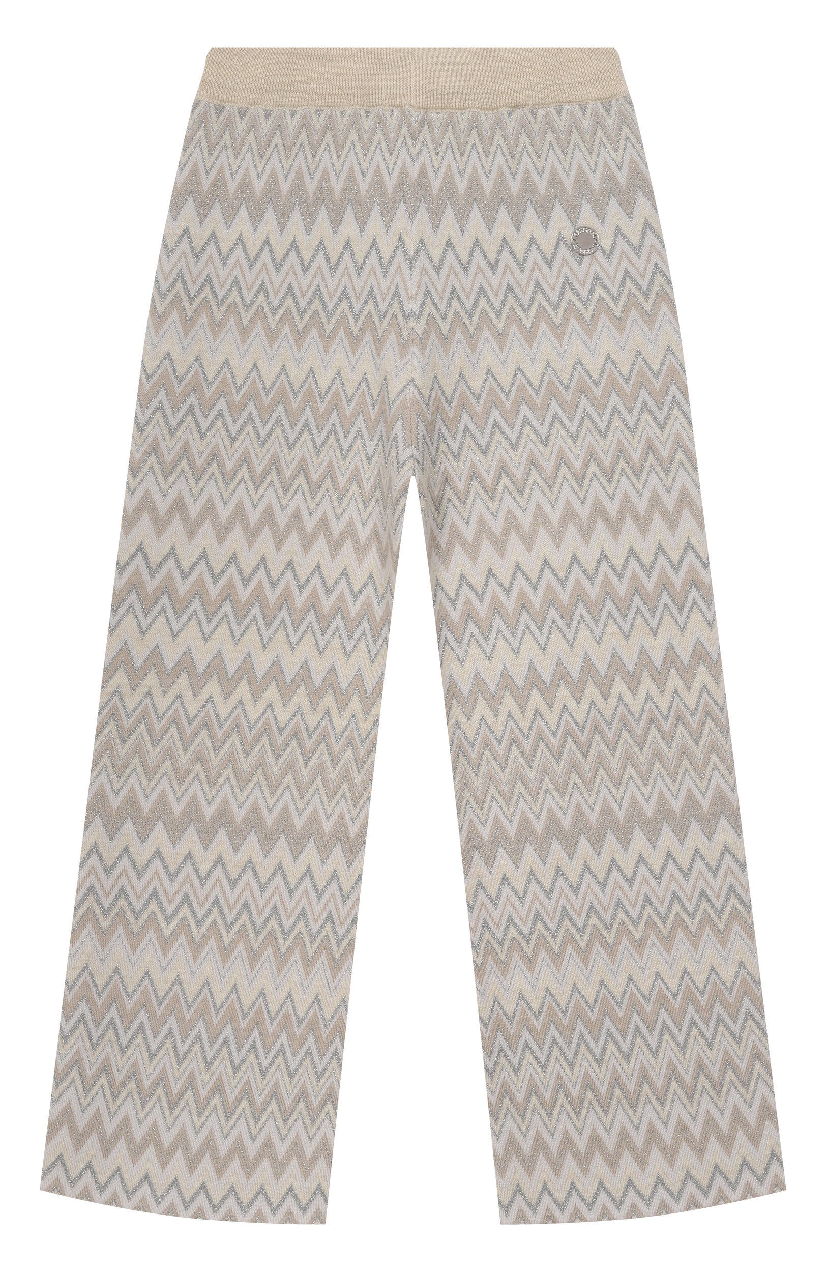Шерстяные брюки MISSONI светло-бежевого цвета по цене 49700 руб., арт. MZ6B80/W0028_001, фото 1 Шерстяные брюки MISSONI, арт. MZ6B80/W0028_001, фото 1