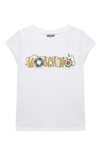 Хлопковая футболка MOSCHINO, арт. H2M042/LBA00/4-8, фото 1