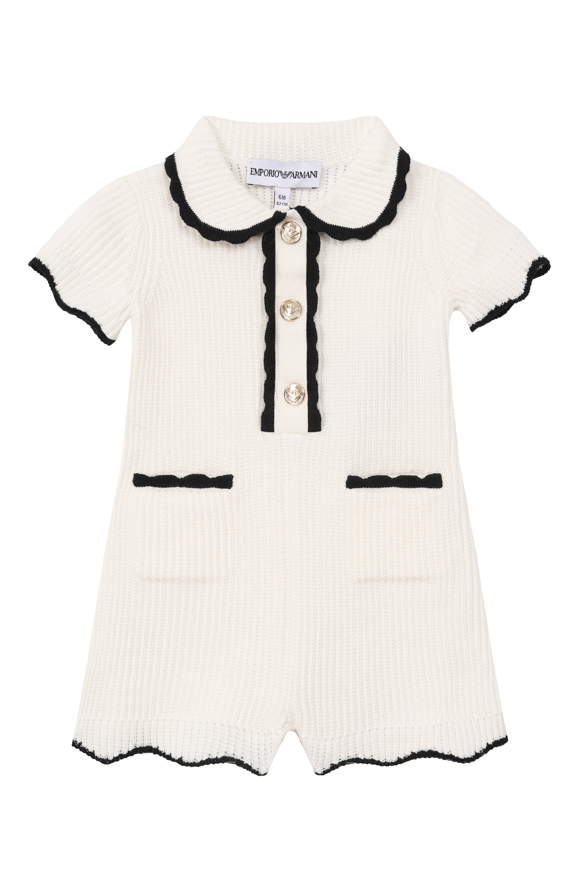 Хлопковый песочник EMPORIO ARMANI, арт. EG000755/AF22776, фото 1