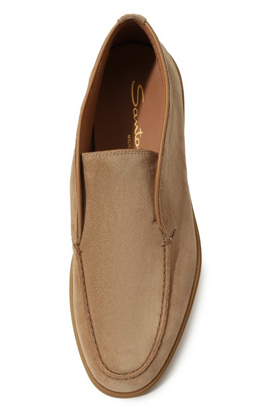 Замшевые ботинки Santoni WUYG58458C0KNPYL Бежевый  WUYG58458C0KNPYL Фото 6