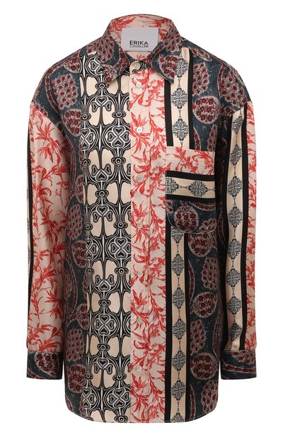 Шелковая рубашка ERIKA CAVALLINI, арт. S3/P/P3ST24, фото 1