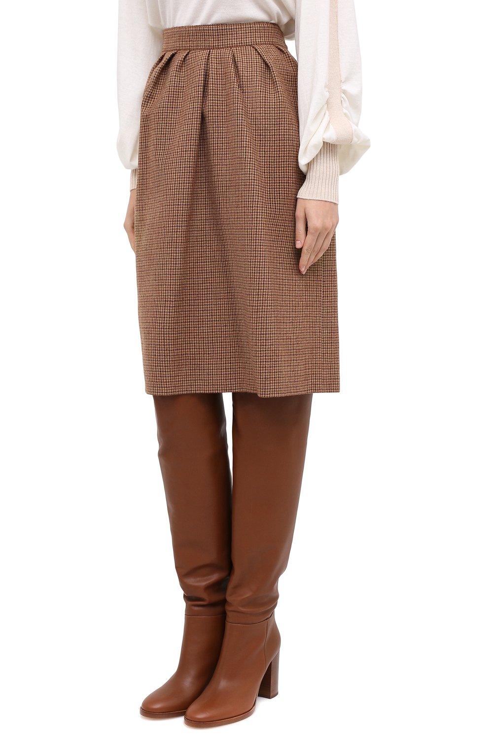 Шерстяная юбка CHLOÉ, арт. CHC20AJU18163, фото 4