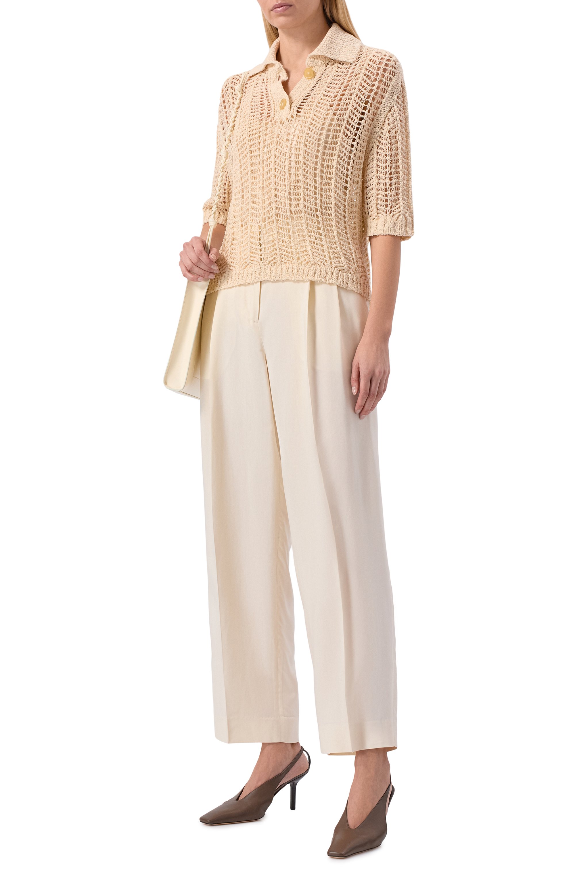 Хлопковое поло ERIKA CAVALLINI, арт. P6SB51, фото 2