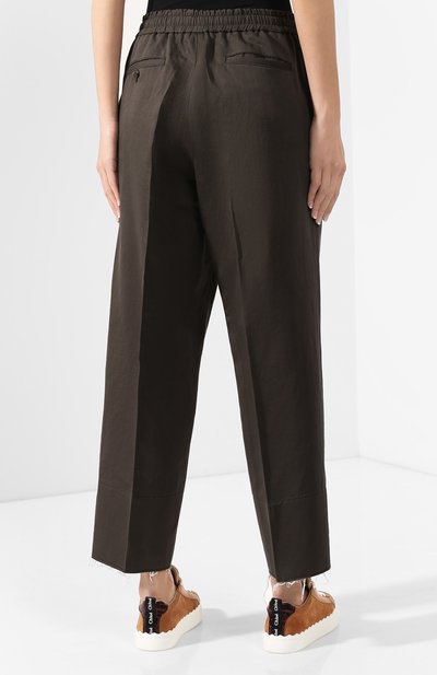 Брюки из смеси льна и хлопка Y`S, арт. YS-P41-330, фото 4