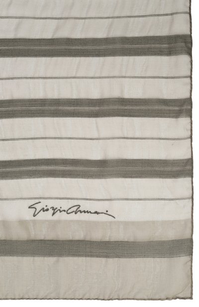 Шарф из шелка и шерсти GIORGIO ARMANI, арт. GW001013/AF15272, фото 4