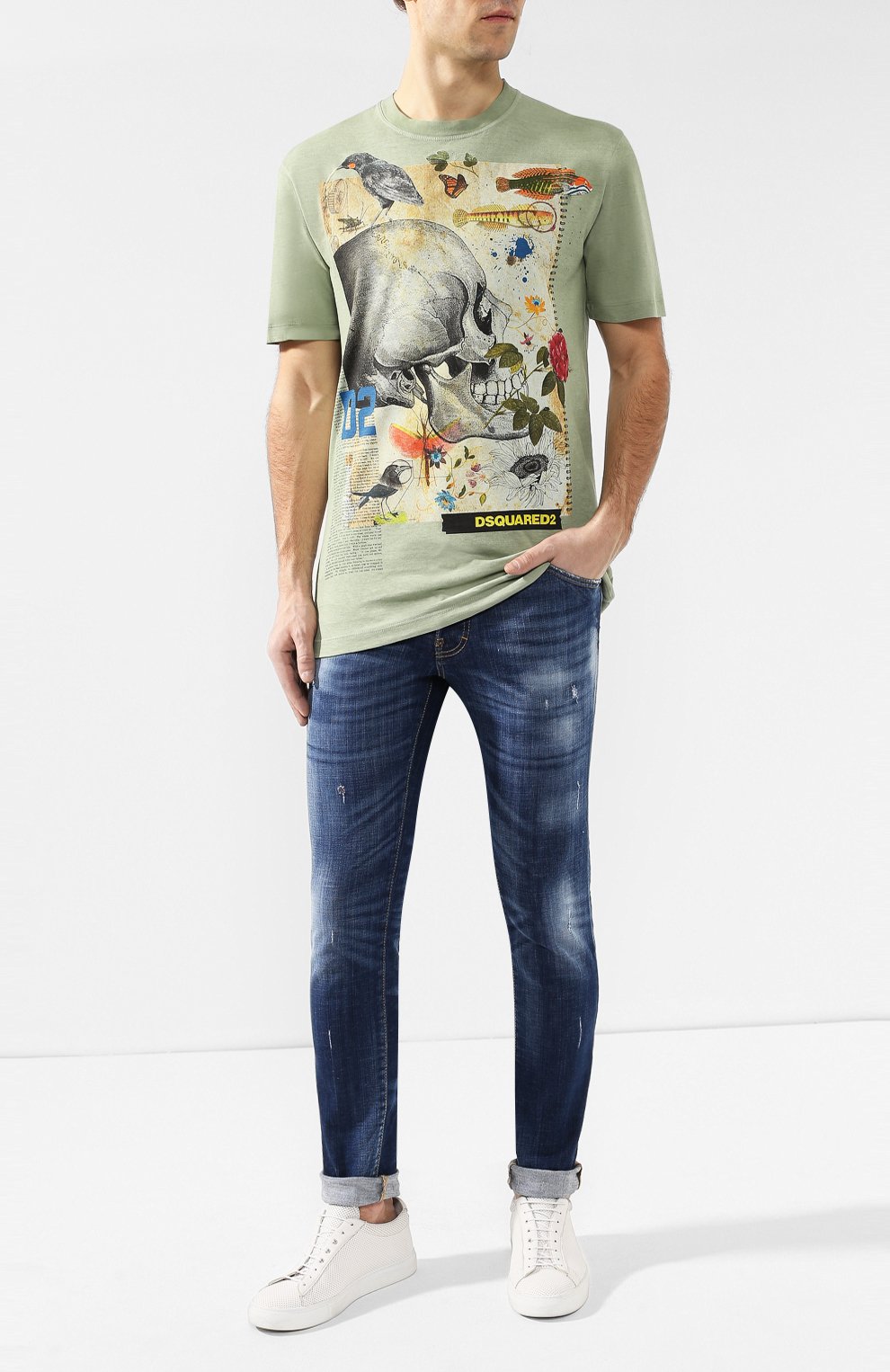 Джинсы прямого кроя DSQUARED2, арт. S71LB0605/S30342, фото 2