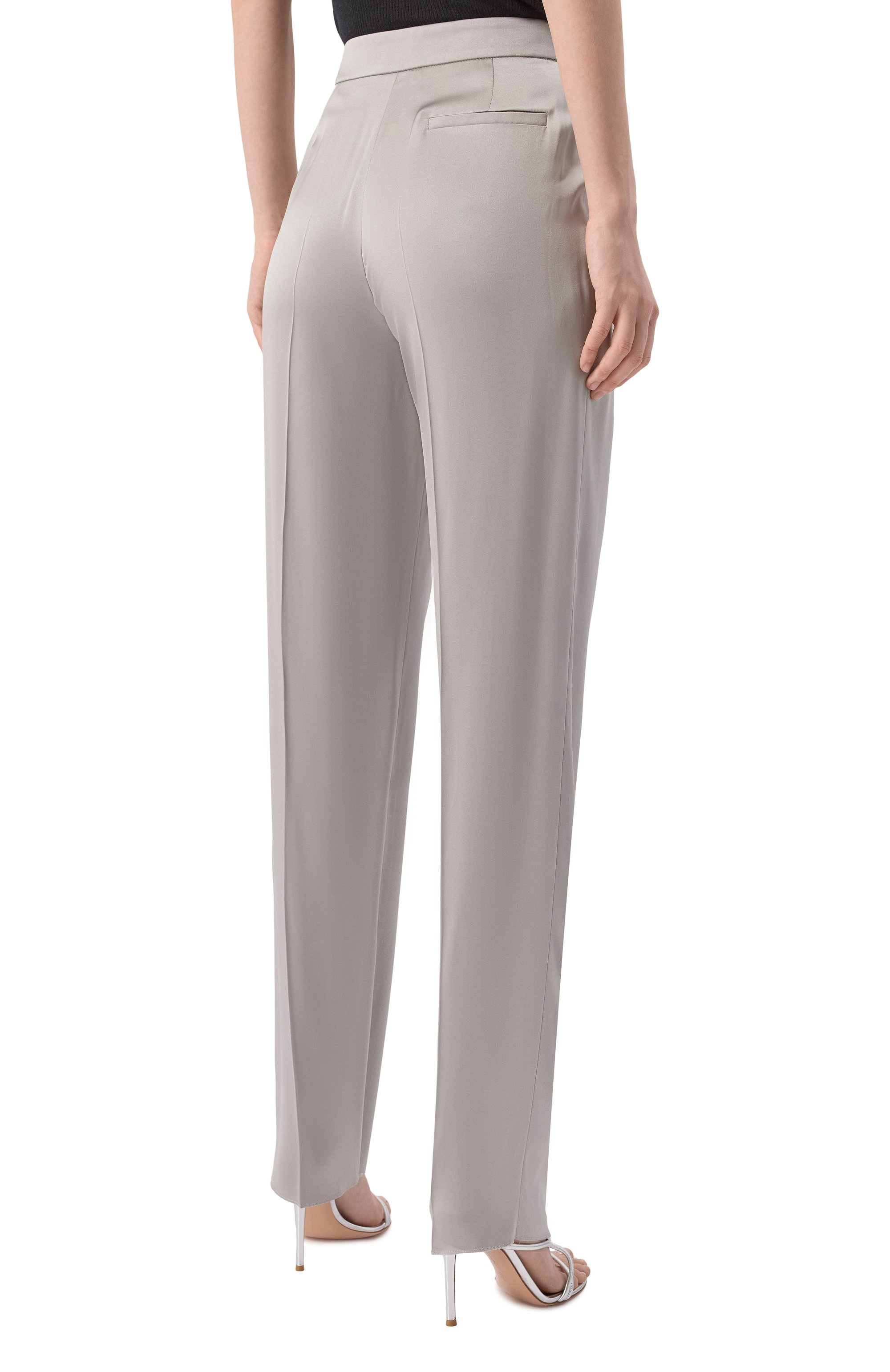 Шелковые брюки GIORGIO ARMANI, арт. GW000641/TE10101, фото 4