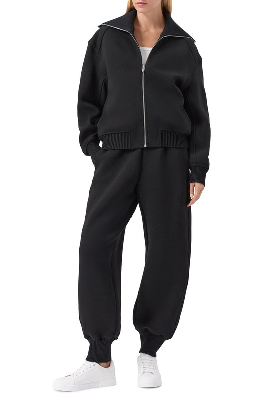 Шерстяной бомбер Jil Sander J02BN0223/J20318 Чёрный  J02BN0223/J20318 Фото 2