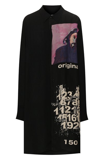 Женская рубашка из вискозы YOHJI YAMAMOTO, арт. NN-B86-821