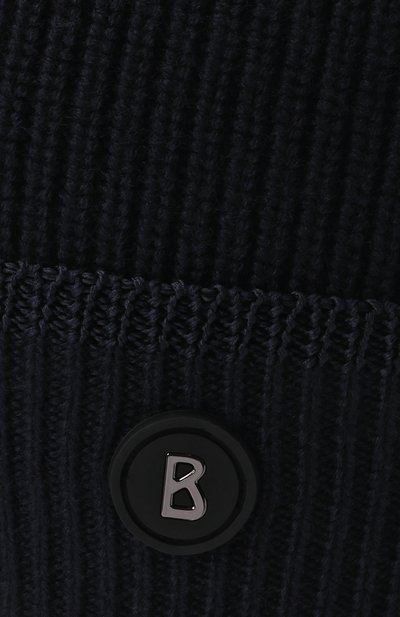 Шерстяная шапка BOGNER темно-синего цвета по цене 13300 руб., арт. 98662445, фото 3 Шерстяная шапка BOGNER, арт. 98662445, фото 3