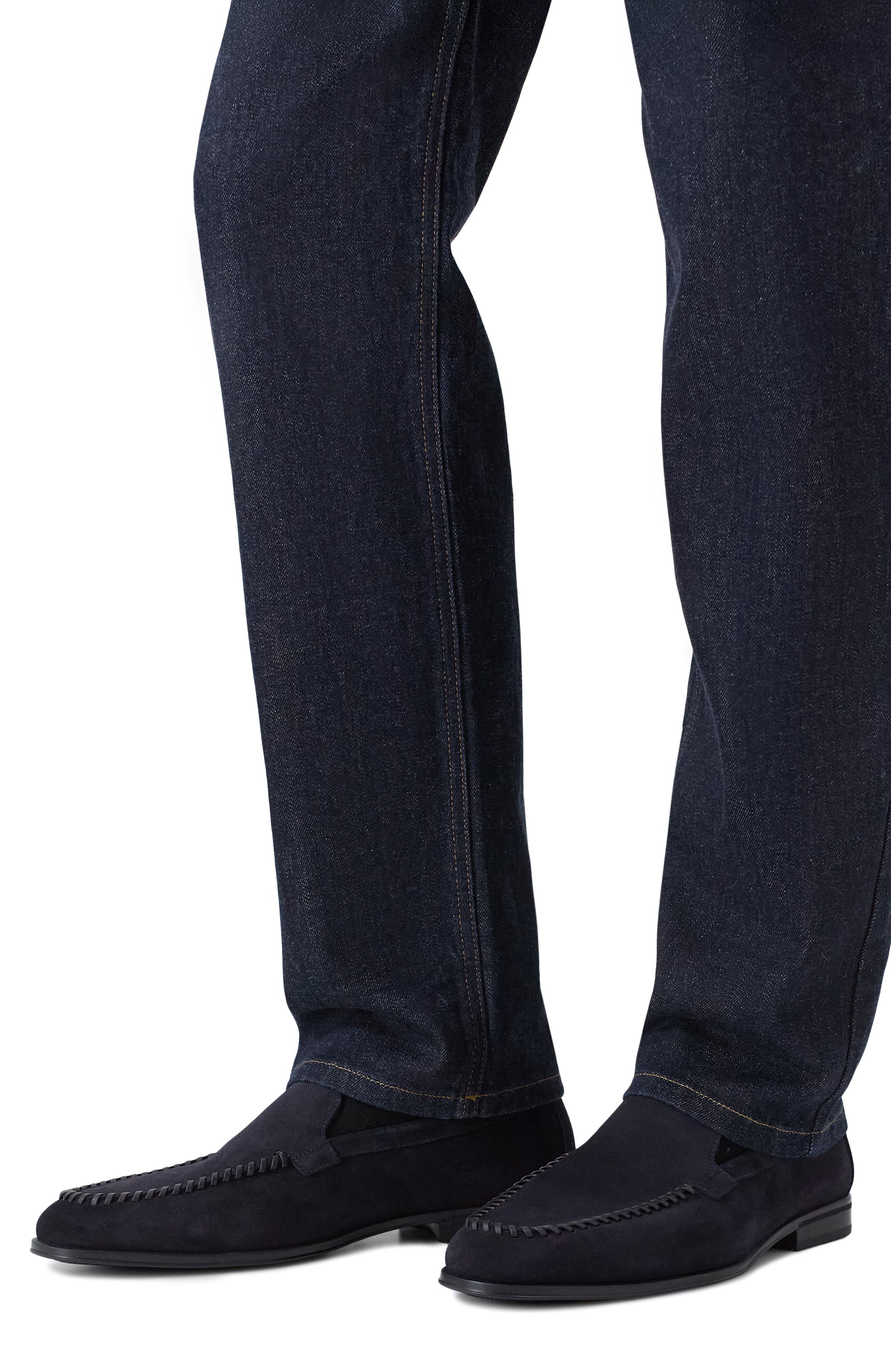 Замшевые лоферы DOUCAL'S, арт. DU3517N0TTUY009N, фото 3