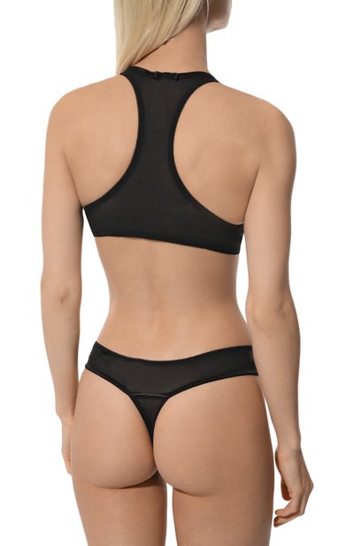 Трусы-стринги CHANTAL THOMASS черного цвета по цене 6980 руб., арт. T220460, фото 3 Трусы-стринги CHANTAL THOMASS, арт. T220460, фото 3