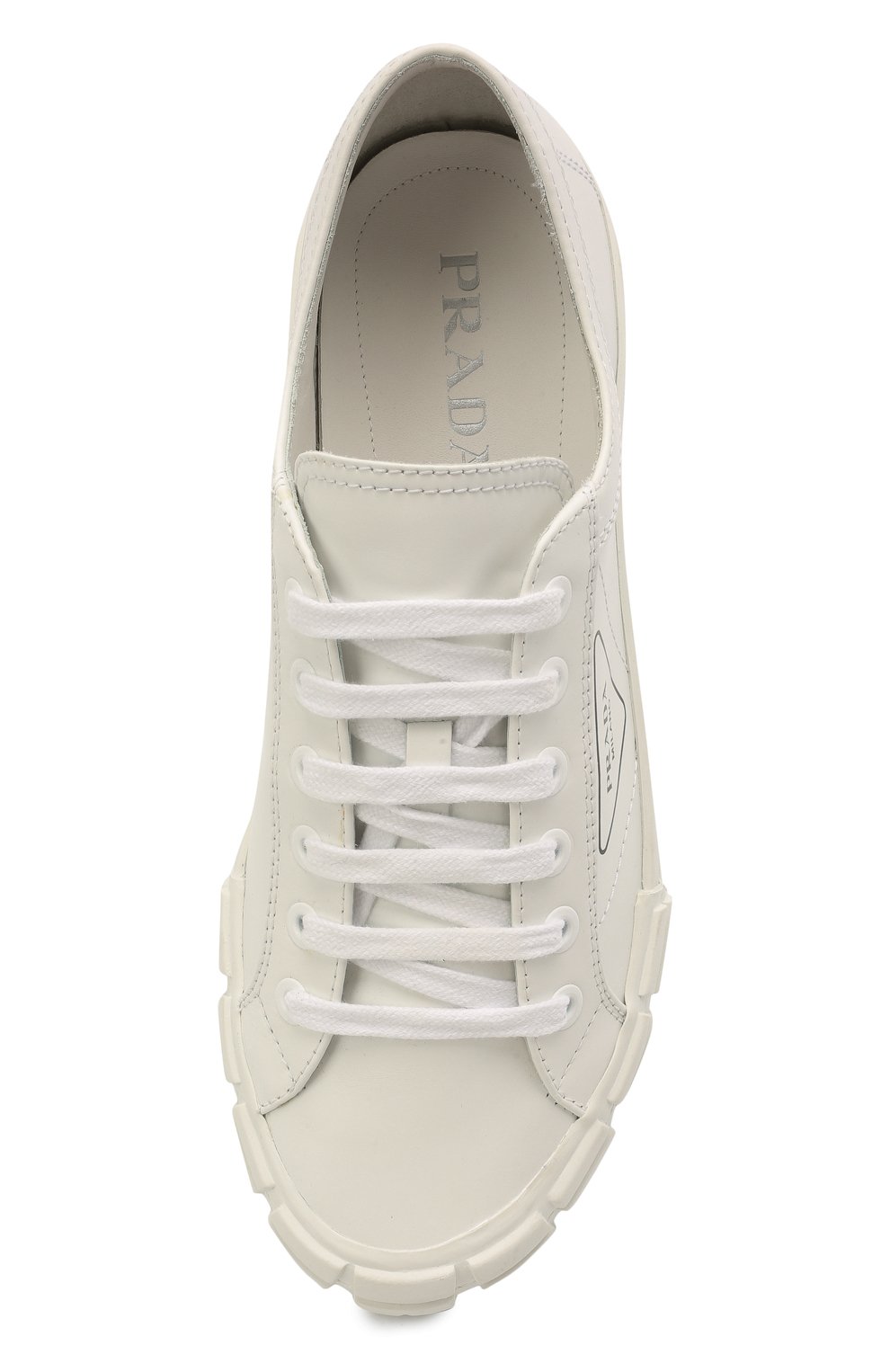 Кожаные кеды PRADA, арт. 2EG302-A21-F0009, фото 6