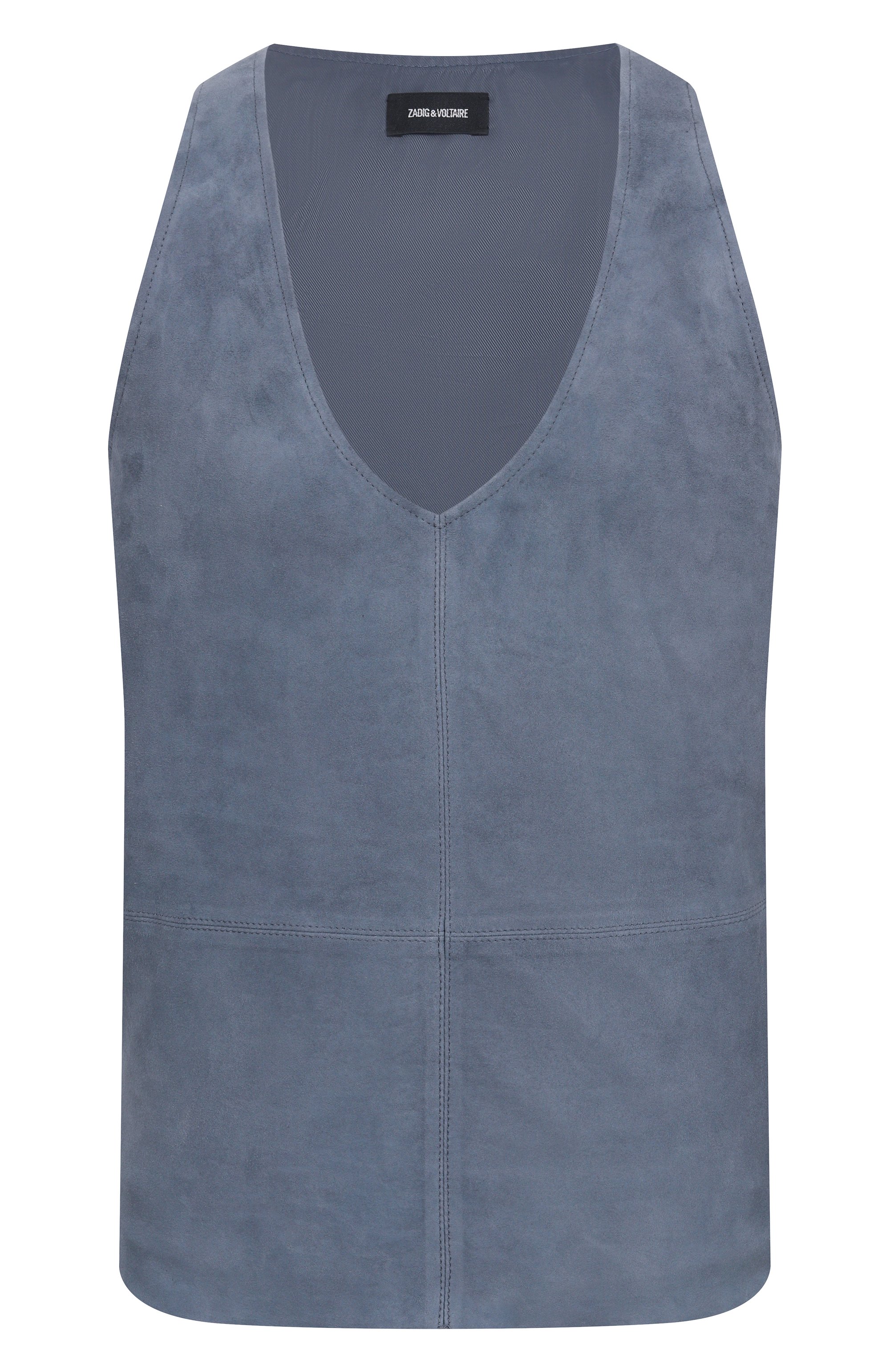 Замшевый топ ZADIG AND VOLTAIRE, арт. RWT001018, фото 1