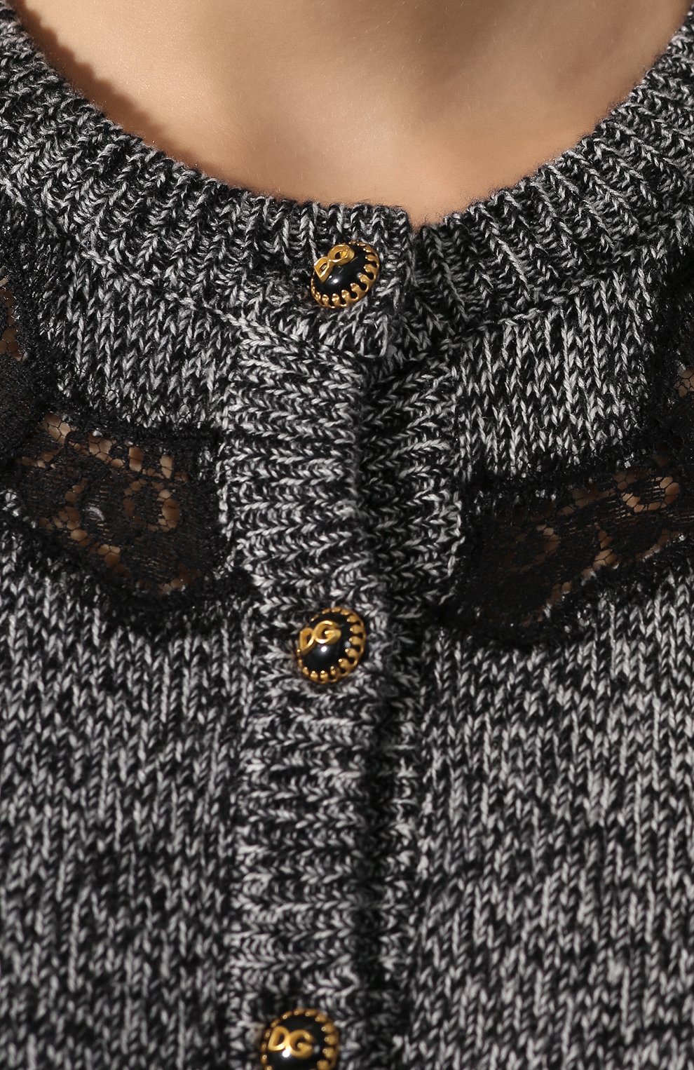 Кардиган из смеси кашемира и хлопка DOLCE & GABBANA, арт. FX534T/JAWQ0, фото 5