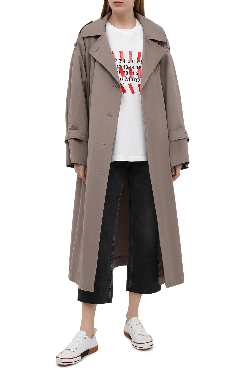 Хлопковая футболка MAISON MARGIELA белого цвета по цене 38850 руб., арт. S29GC0296/S23935, фото 2 Хлопковая футболка MAISON MARGIELA, арт. S29GC0296/S23935, фото 2
