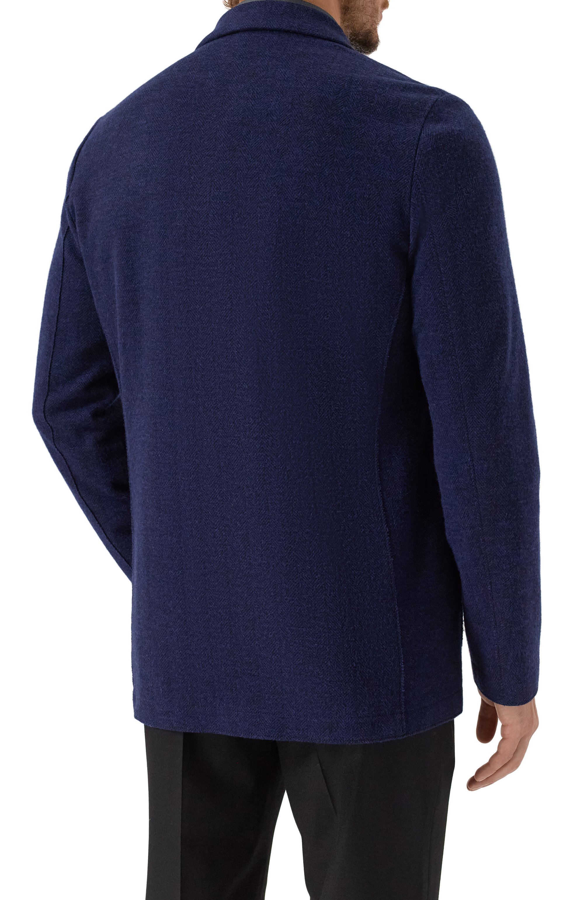 Пиджак из шерсти и хлопка HARRIS WHARF LONDON, арт. CL9535MRA, фото 5