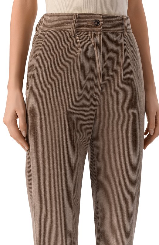 Вельветовые брюки Kiton D50105S06325 Бежевый  D50105S06325 Фото 5