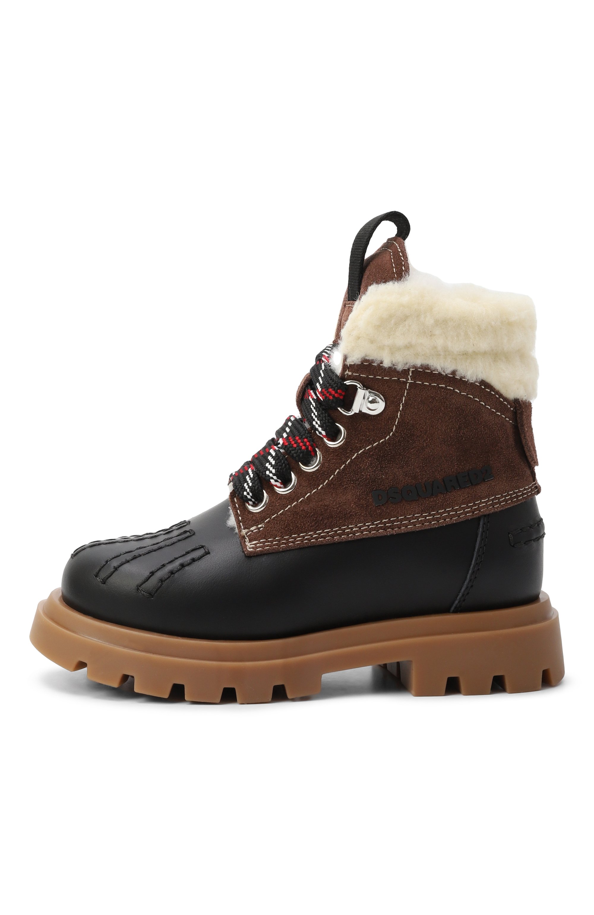 Кожаные ботинки DSQUARED2, арт. 81535/24-27, фото 2