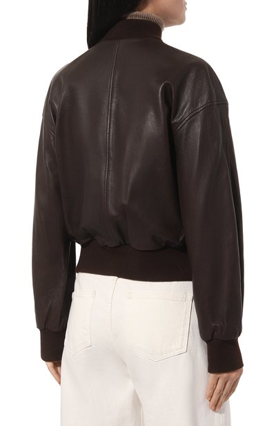 Кожаный бомбер TRUSSARDI, арт. 56S00888-2P000314, фото 4