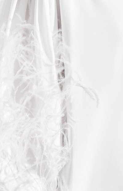 Рубашка с отделкой перьями VALENTINO, арт. TB3AB15M1M1, фото 5