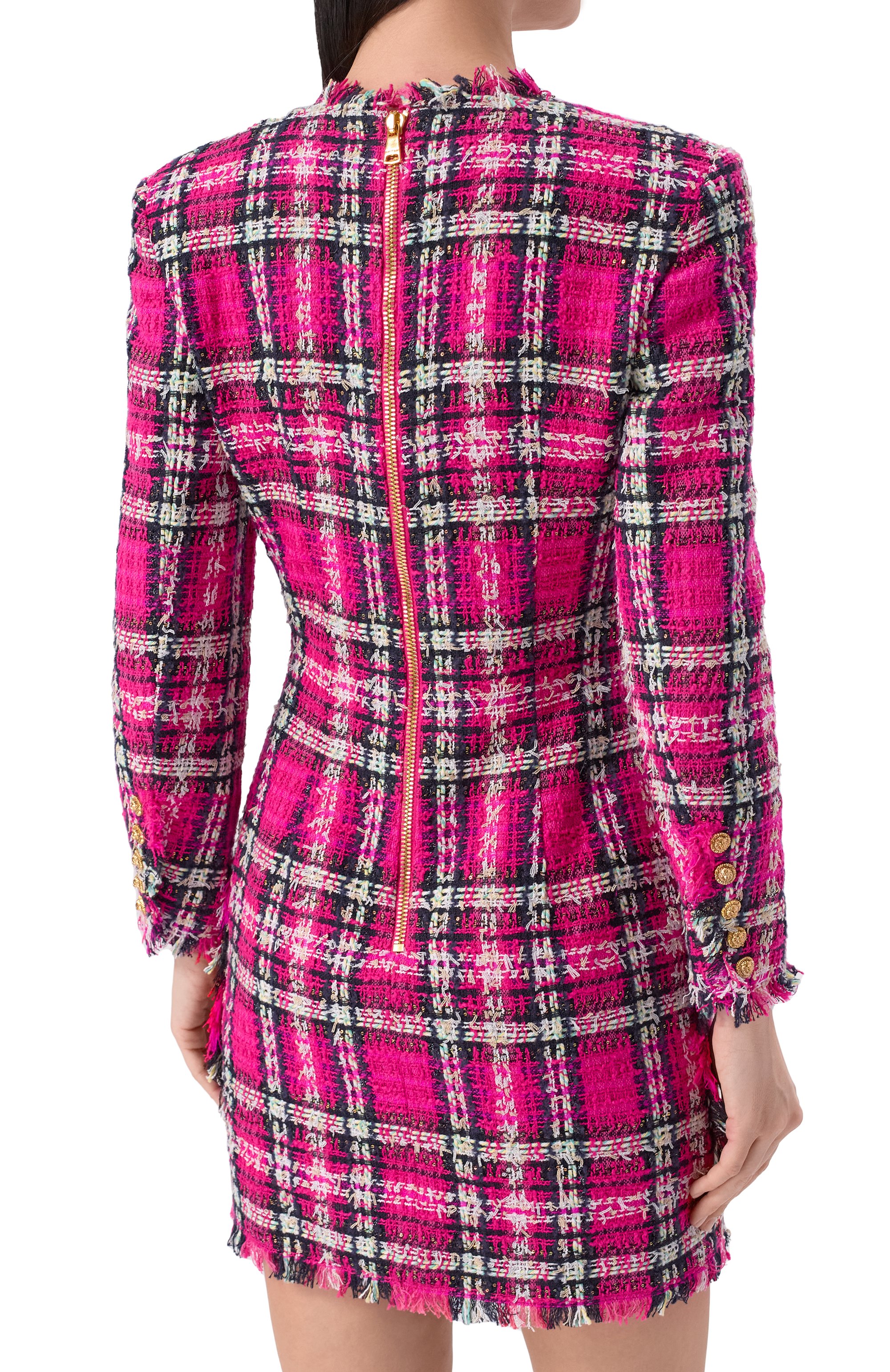 Твидовое платье BALMAIN, арт. GF1R9394/CG42, фото 3