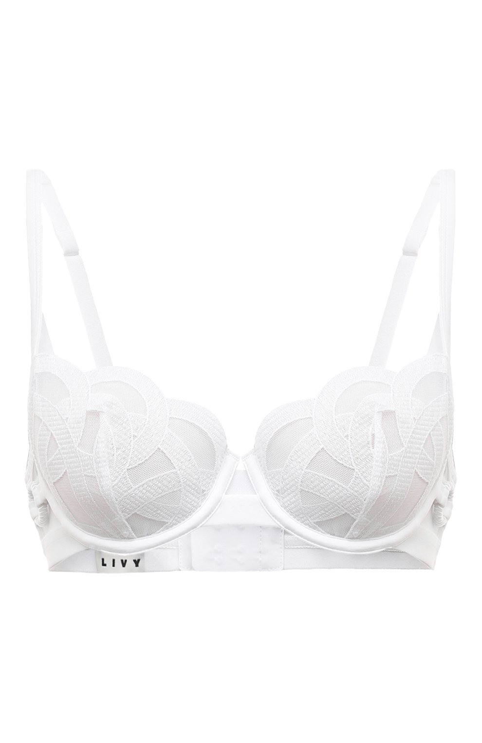 Бюстгальтер-балконет LIVY белого цвета по цене 25710 руб., арт. 650585101, фото 1 Бюстгальтер-балконет LIVY, арт. 650585101, фото 1