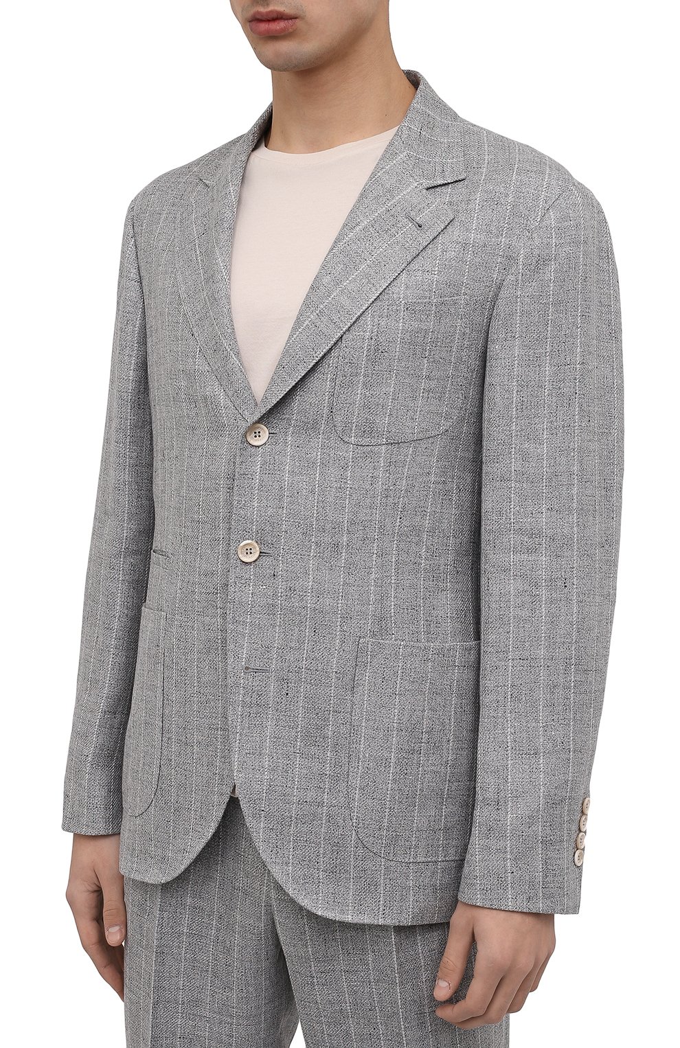 Костюм изо льна и шерсти BRUNELLO CUCINELLI, арт. MW461EDNT, фото 2