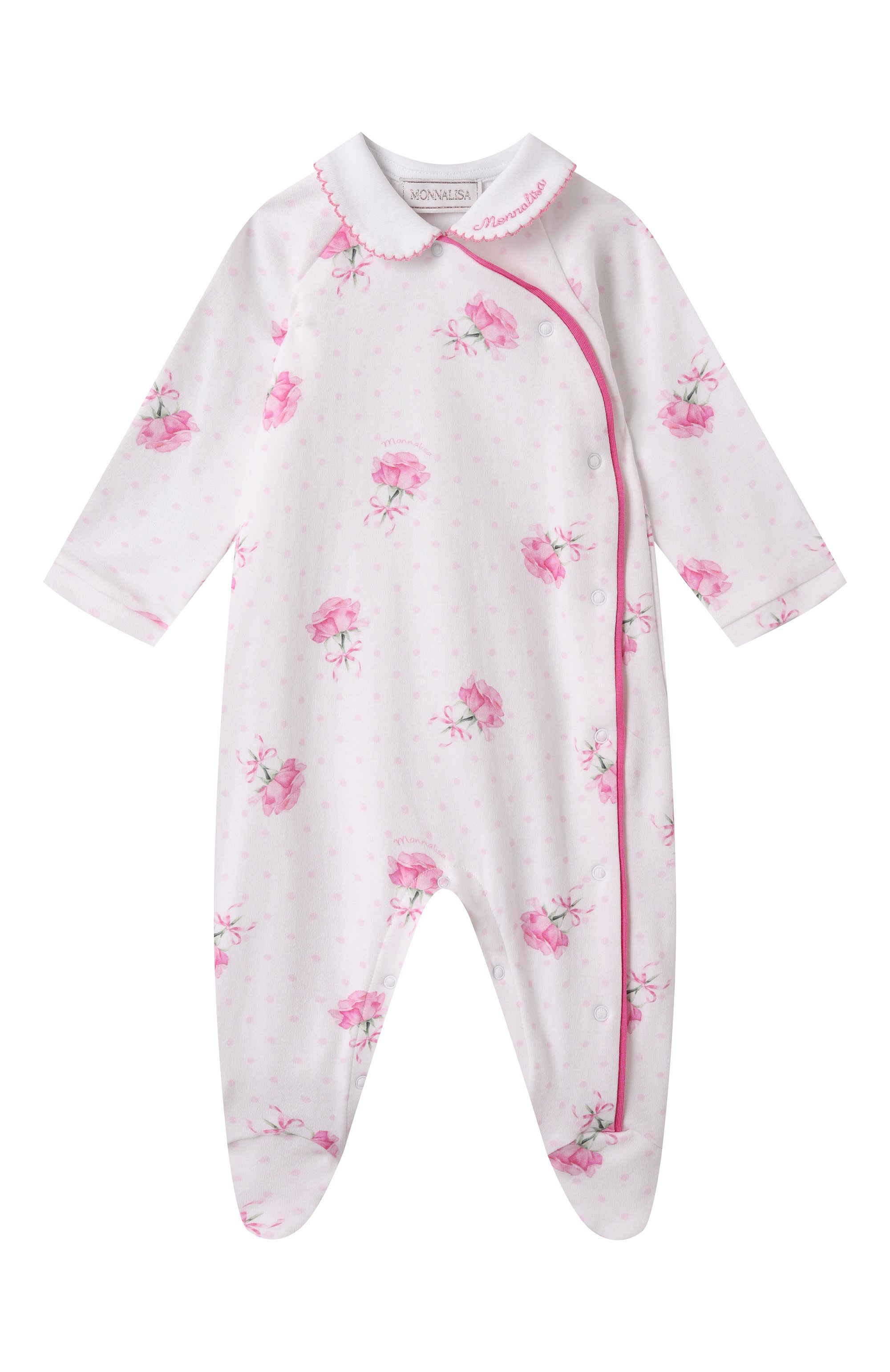 Хлопковый комбинезон MONNALISA, арт. 35E205, фото 1