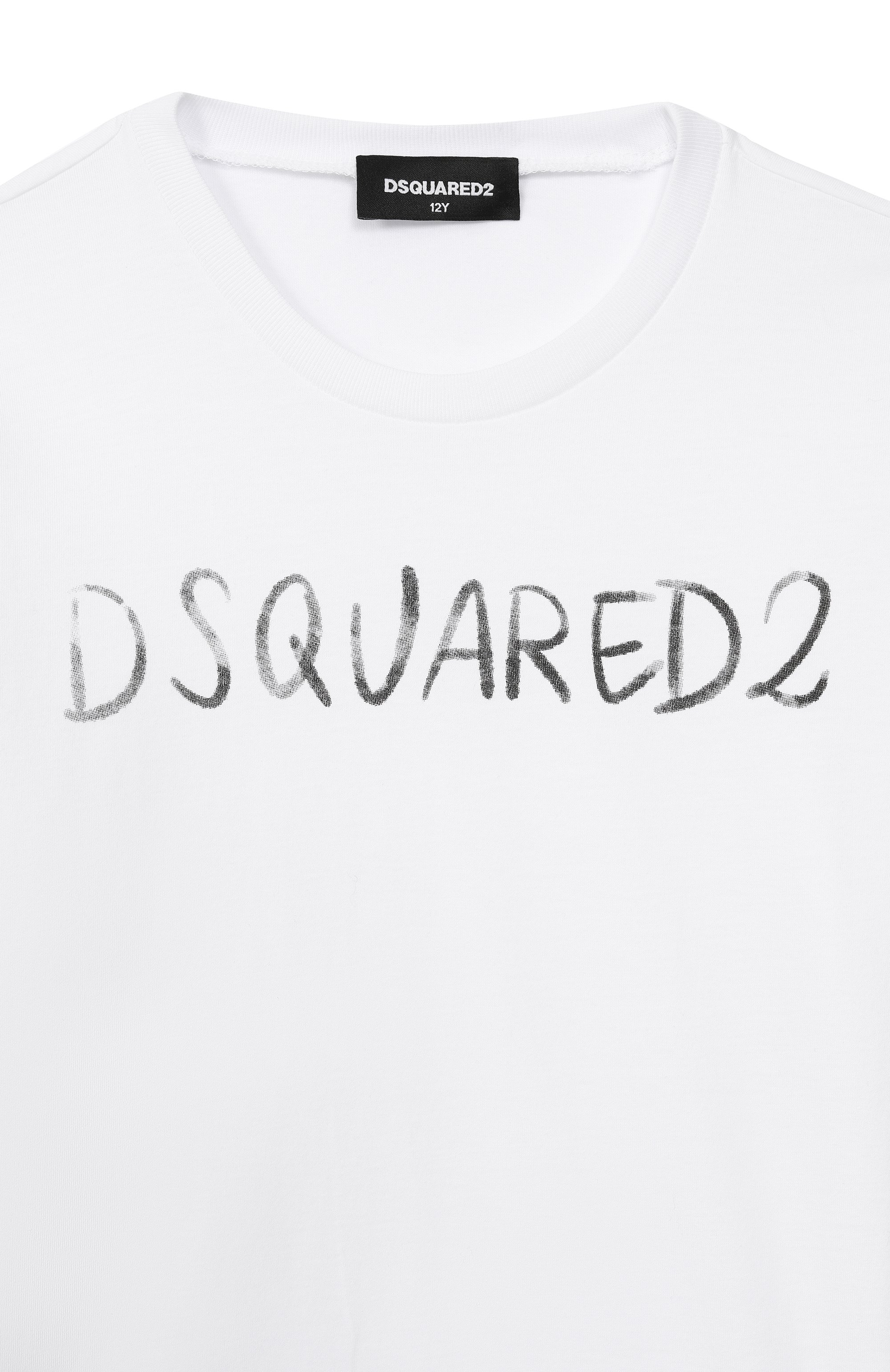 Хлопковая футболка DSQUARED2, арт. DQ3158/D0AGP, фото 3