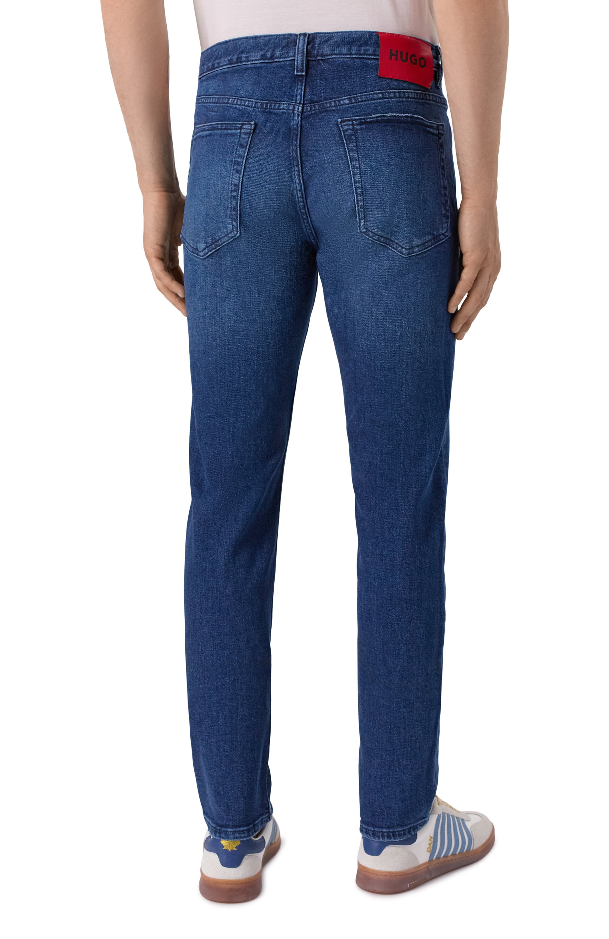 Джинсы hugo 708 HUGO темно-синего цвета по цене 16500 руб., арт. 50542689, фото 4 Джинсы hugo 708 HUGO, арт. 50542689, фото 4