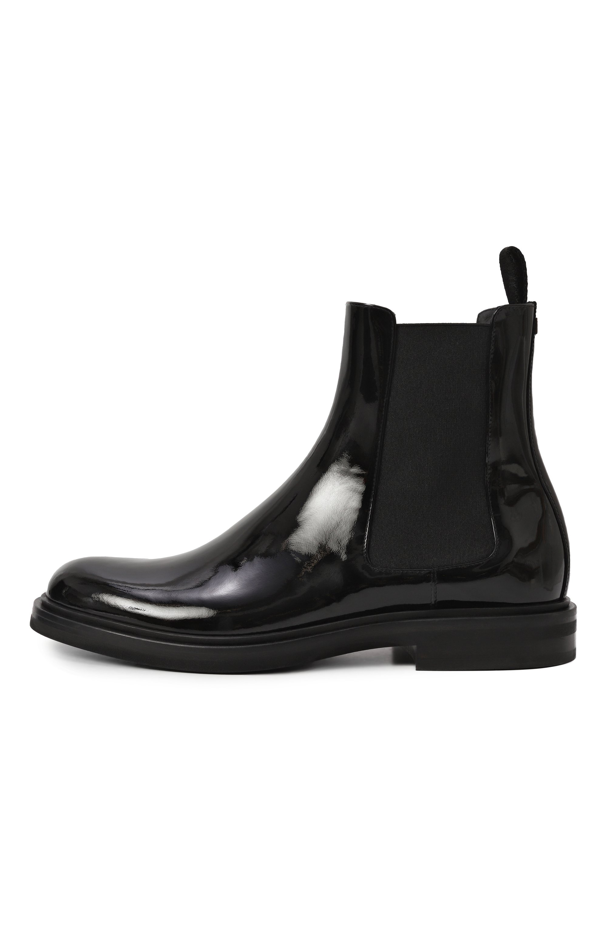 Кожаные челси altavilla DOLCE & GABBANA черного цвета по цене 72400 руб., арт. A60602/A1471, фото 4 Кожаные челси altavilla DOLCE & GABBANA, арт. A60602/A1471, фото 4