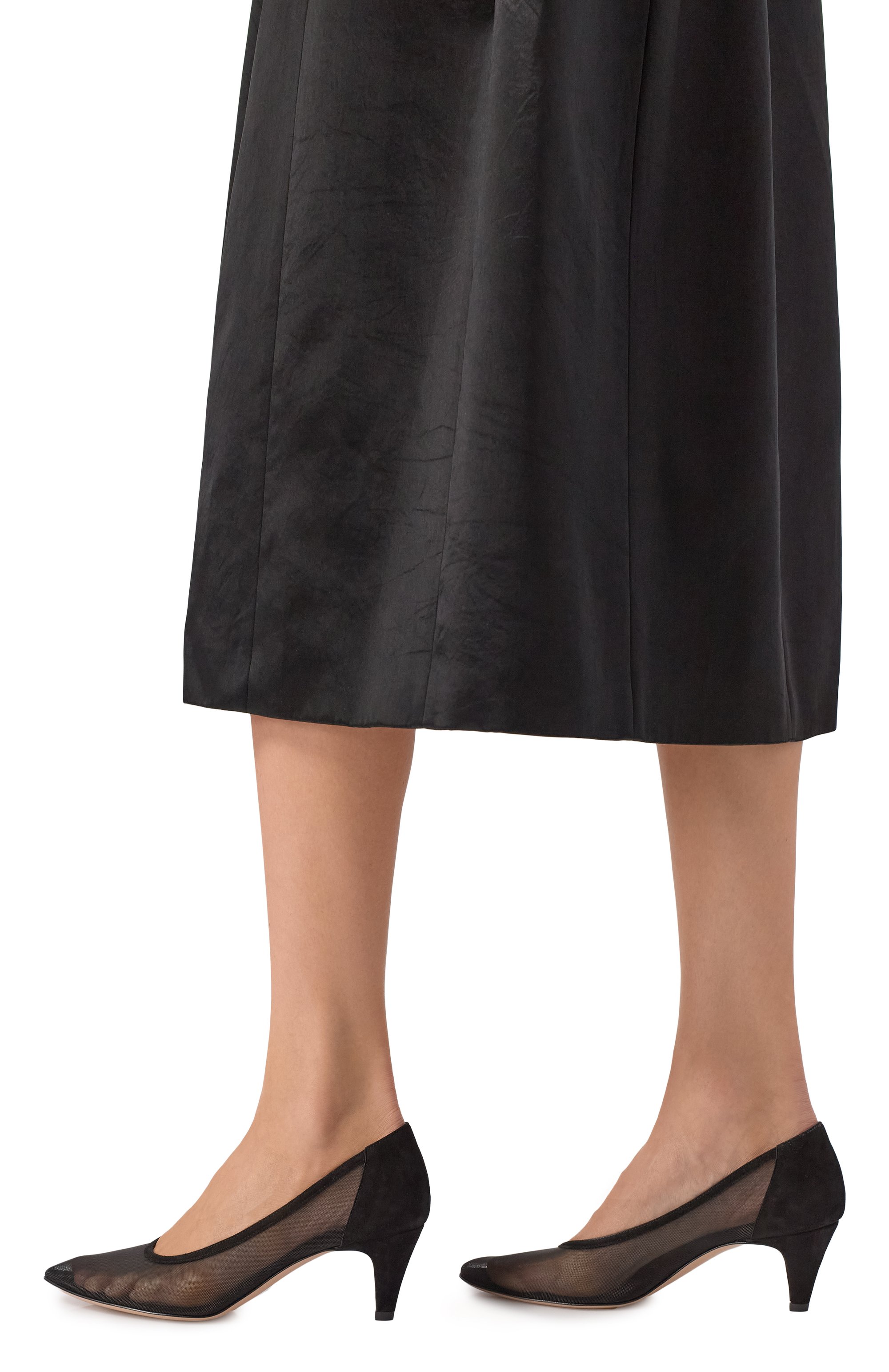 Комбинированные туфли amelia 55 GIANVITO ROSSI, арт. G22302.55RIC.RSCNENE, фото 3