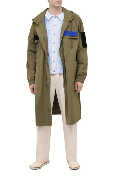 Хлопковый кардиган CASABLANCA, арт. MS21-KW-058 BLUE, фото 2