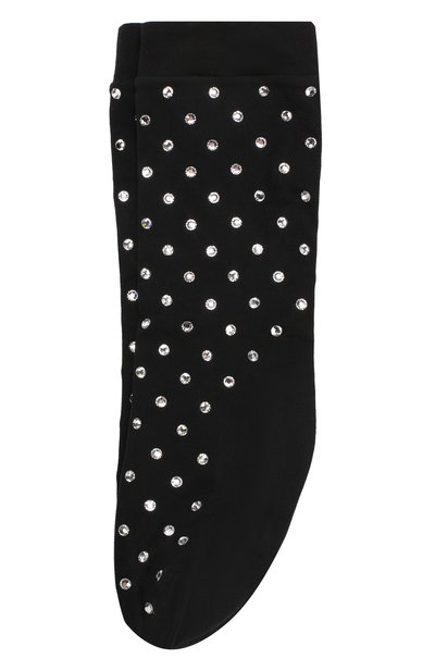 Женские носки с декоративной отделкой DOLCE & GABBANA, арт. FC171Z/GD17U