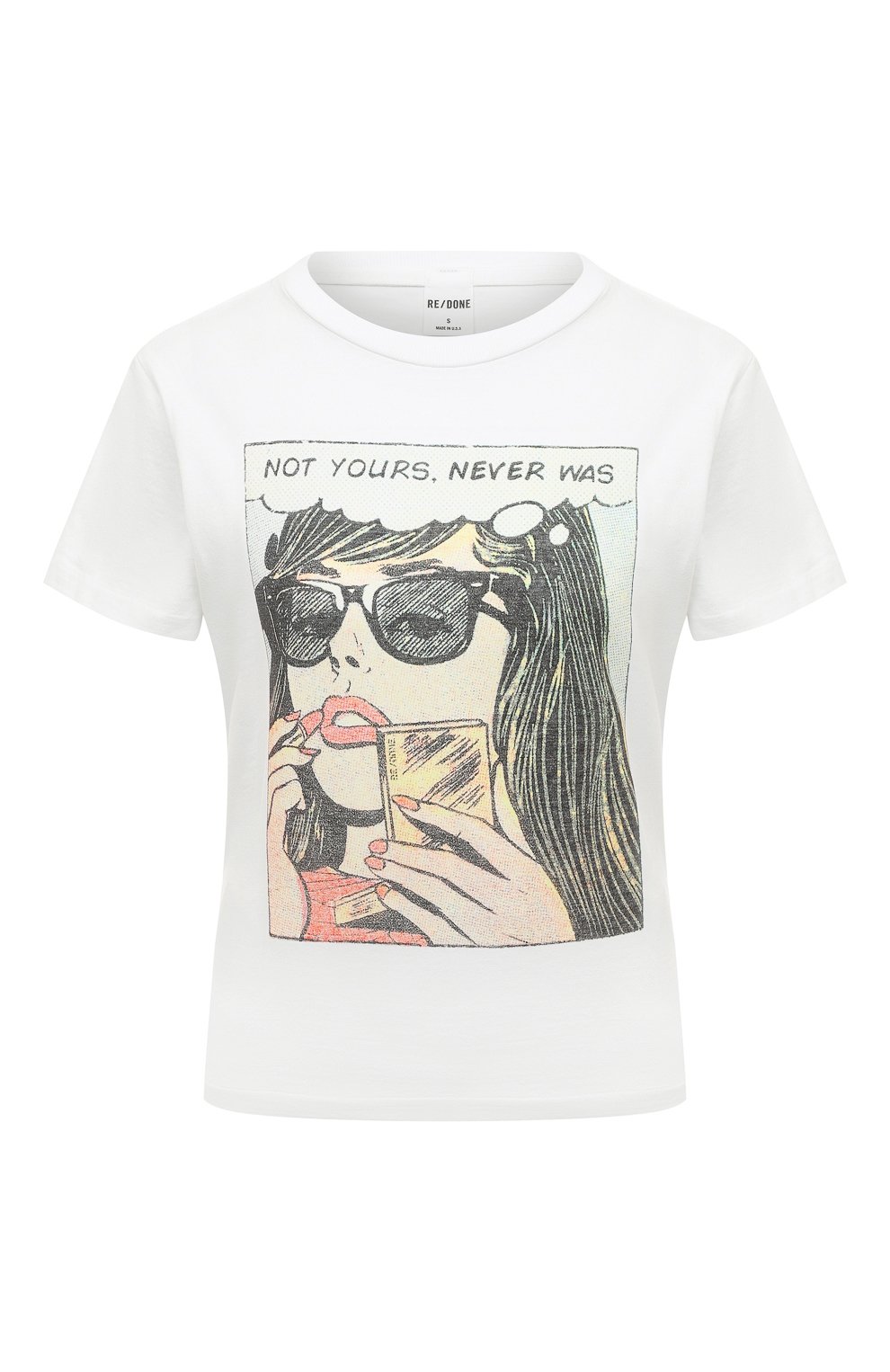 Хлопковая футболка RE/DONE, арт. 137-02WCGT239, фото 1