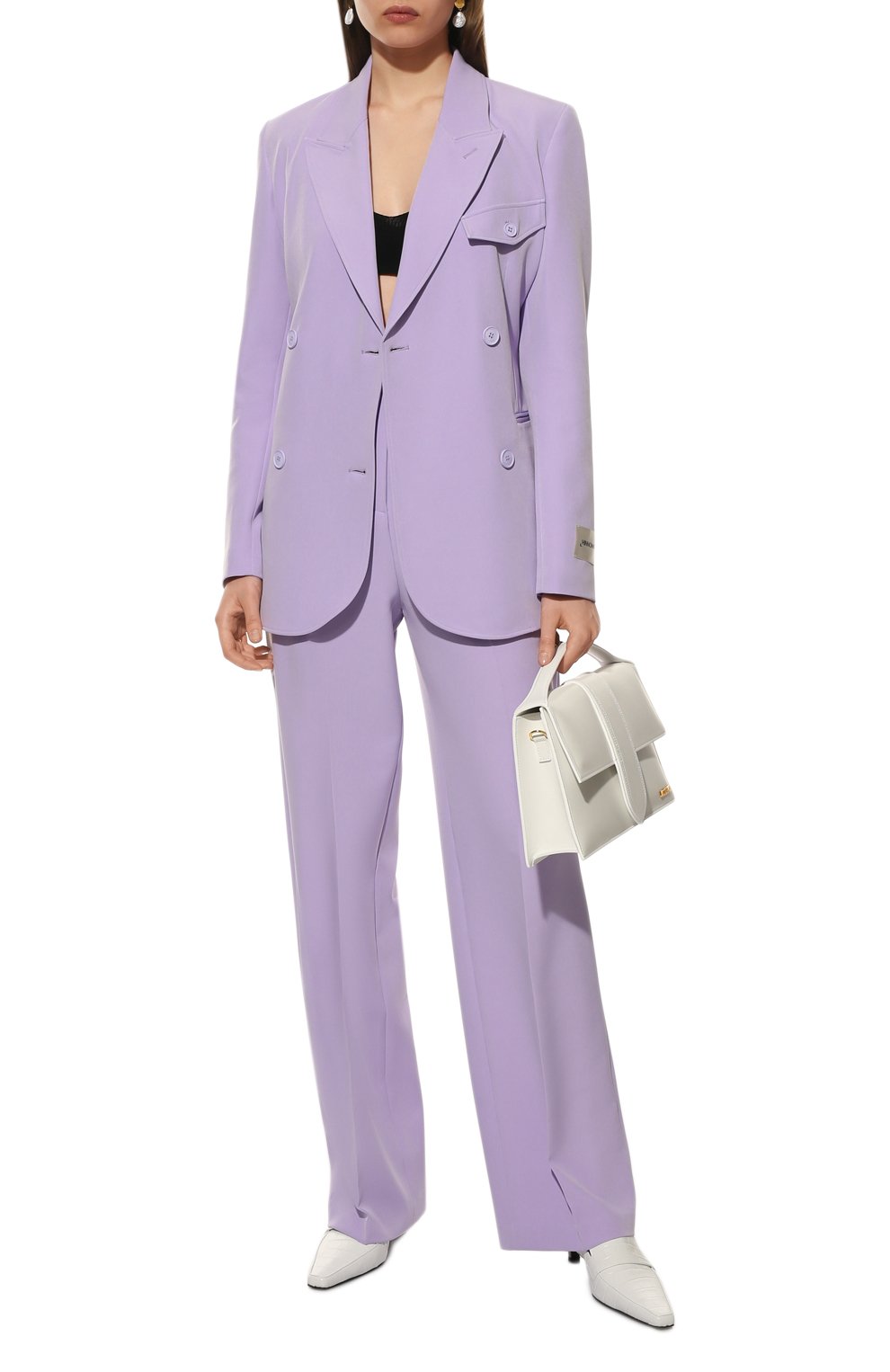 Брюки HINNOMINATE сиреневого цвета по цене 19450 руб., арт. HDS2/HNW255FP, фото 2 Брюки HINNOMINATE, арт. HDS2/HNW255FP, фото 2