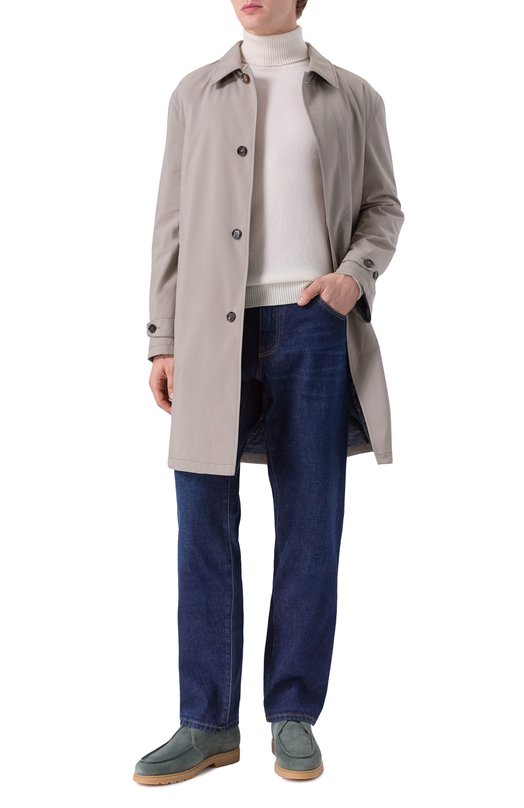 Замшевые ботинки Kiton USSA338N0127908 Хаки  USSA338N0127908 Фото 2