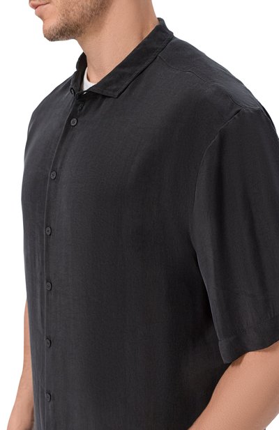 Рубашка NEVER ENOUGH черного цвета по цене 39200 руб., арт. 2B5M015-148/MSH004 W121, фото 5 Рубашка NEVER ENOUGH, арт. 2B5M015-148/MSH004 W121, фото 5