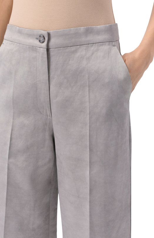 Атласные брюки Pinko 104805/A2BP Серый  104805/A2BP Фото 5