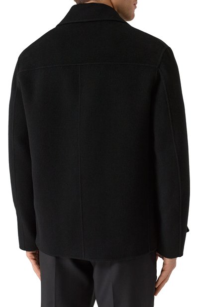 Бушлат из шерсти и кашемира MOSCHINO, арт. A0650/5211, фото 4