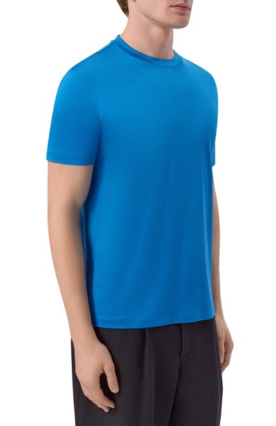 Футболка из шелка и хлопка GIORGIO ARMANI, арт. 3KSM77/SJZHZ, фото 3