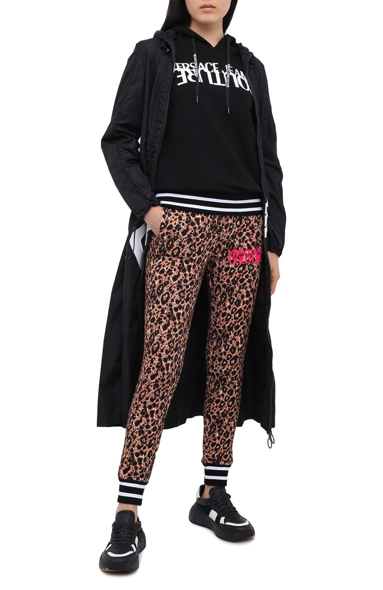 Хлопковые джоггеры VERSACE JEANS COUTURE, арт. A1HZA151-ZDP310 PRINT L0G0/S0810, фото 2