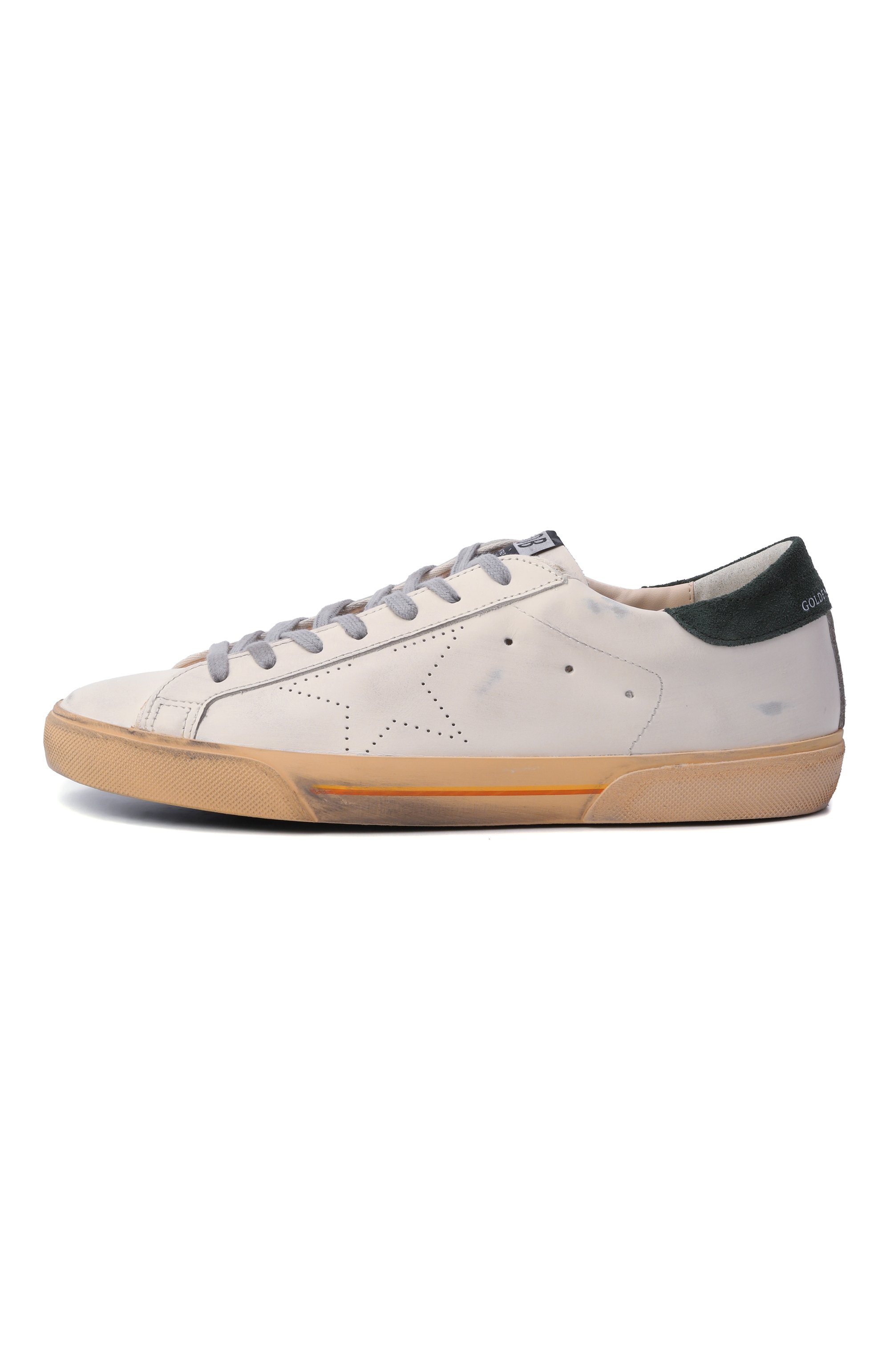 Кожаные кеды super-star GOLDEN GOOSE DELUXE BRAND, арт. GMF00105.F007530, фото 4