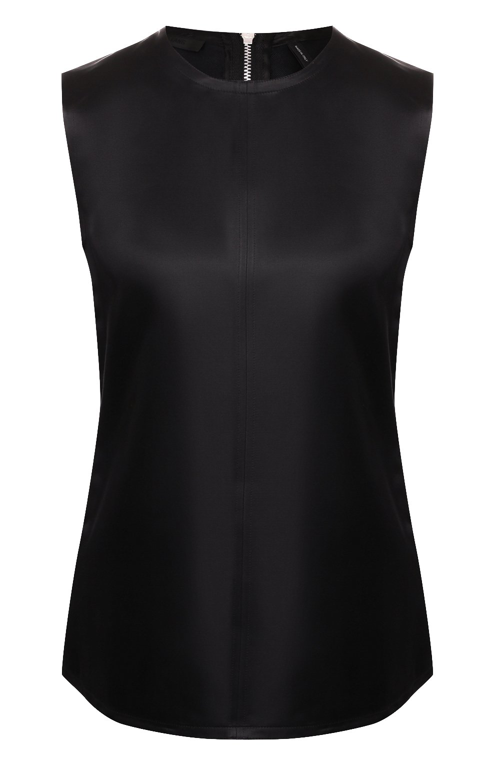 Топ из вискозы HELMUT LANG черного цвета по цене 53550 руб., арт. J06HW513, фото 1 Топ из вискозы HELMUT LANG, арт. J06HW513, фото 1
