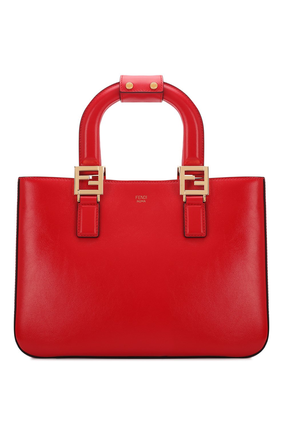 Сумка FENDI красного цвета по цене 252500 руб., арт. 8BH367 A9Y0, фото 1 Сумка FENDI, арт. 8BH367 A9Y0, фото 1