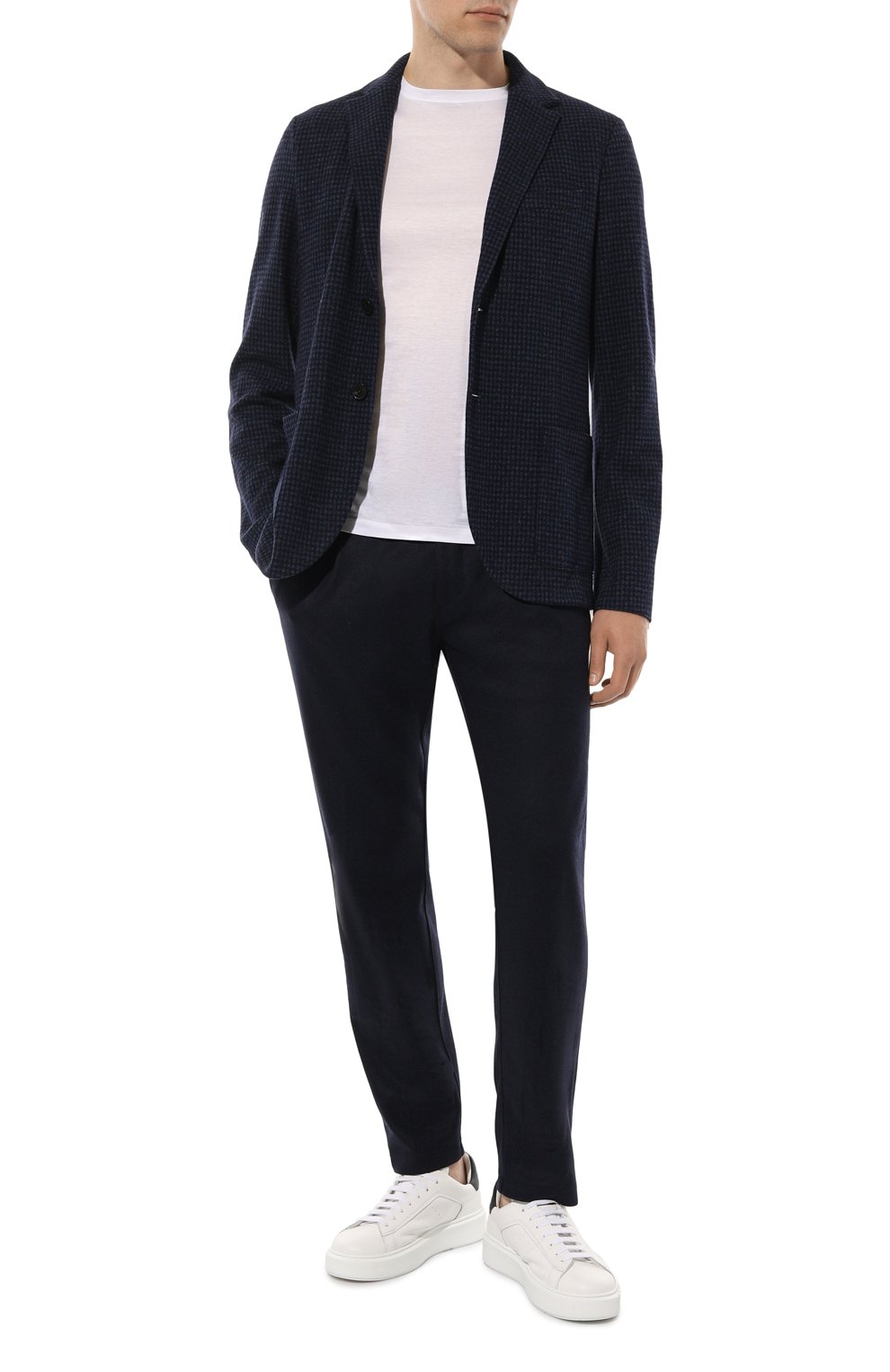 Пиджак из шерсти и хлопка HARRIS WHARF LONDON, арт. C8P22MRA, фото 2