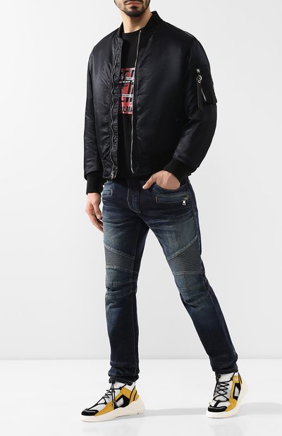 Текстильные кроссовки BALMAIN, арт. RM1C015/LCHN, фото 2