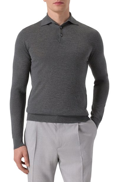 Поло из кашемира и шелка FEDELI, арт. MU007091, фото 3