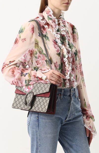 Сумка dionysus gg blooms small GUCCI, арт. 400249/KU23N, фото 5